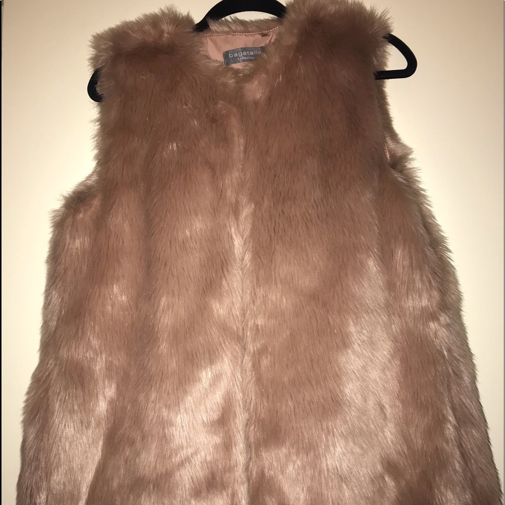 Rose Gold Fur Vest